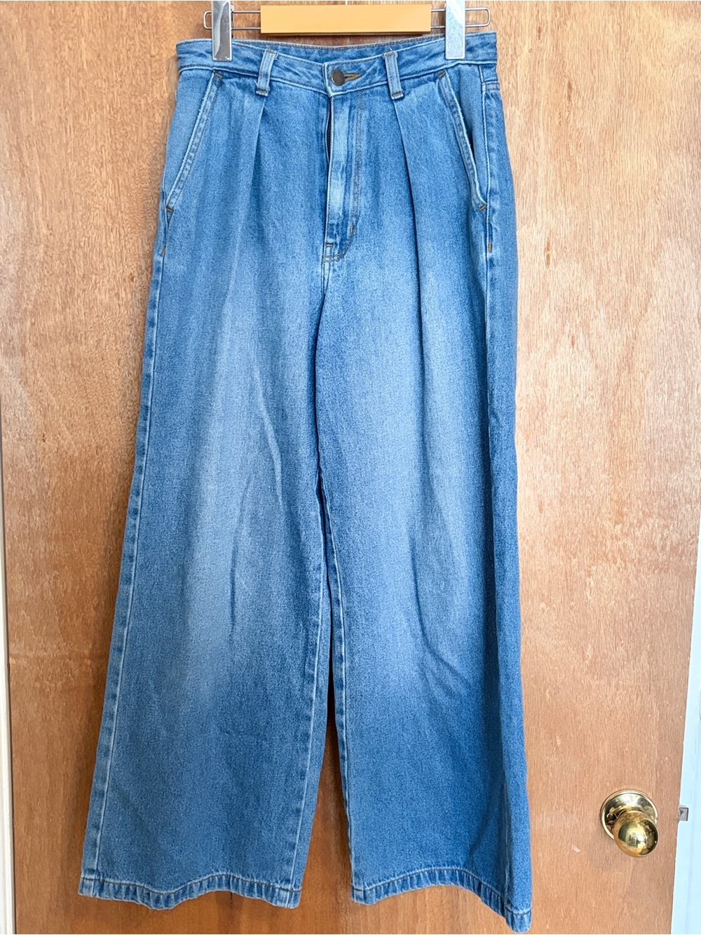 Gu High-Rise Wide Leg Jeans